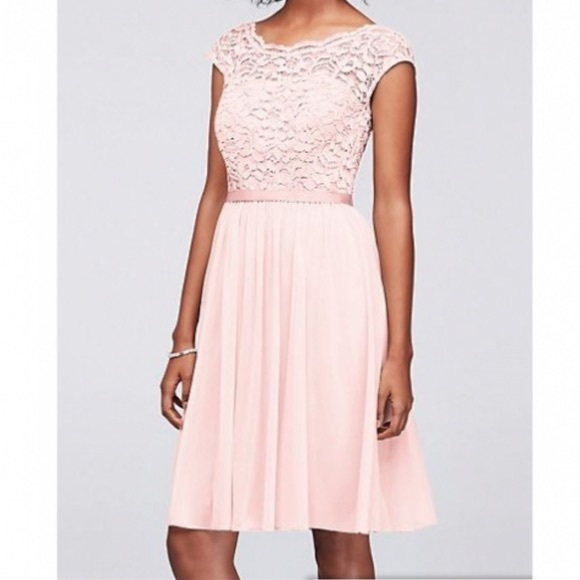 david's bridal
Pink Bridesmaid Dress - Picture 1 of 6